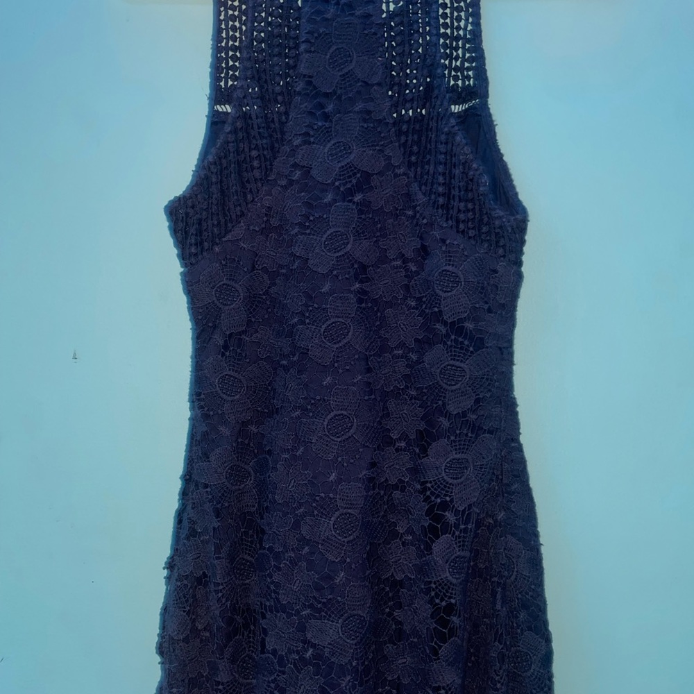 Navy Blue, Lacy body con Abercrombie, and Fitch dress, size 0.
